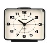 Wuyiway Retro Analog Alarm Clock,Battery Operated,4" Vintage Decor for Bedroom,