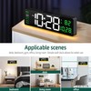 LEIKE 16" Large Digital Wall Clock Timer,Remote Control,2 Alarms, LED