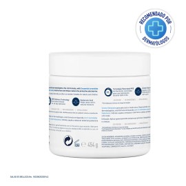 CeraVe Crema Hidratante Piel Seca a muy Seca | Piel Hidratada hasta por 48 Horas | Con 3 Ceramidas Esenciales | Contiene Ácido Hialurónico | Desarrollada con Dermatólogos | 454ml | 16oz