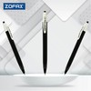 ZOFAX Clicky Retractable Ballpoint Pens, BLACK, Fine Point (0.7mm), Pack