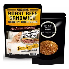 Gearsout Baño De Sándwich De Carne Asada  Sales De Baño Ámbar, Regalo