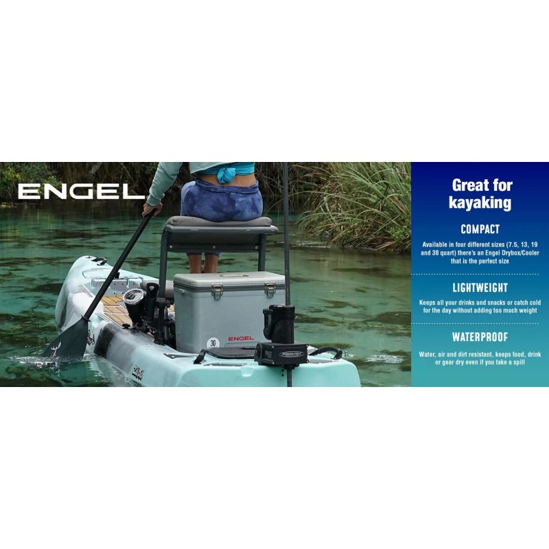 ENGEL 13QT Leak-Proof, Air Tight, Hard Sided Cooler / Lunchbox