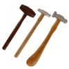 Set 3 Hammer Jewellers Tools Metal Shaping Silversmith chasing ball-pein