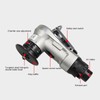 Mini Handheld Pneumatic Chamfering Machine 30000RPM C0.1 to C1.5 45