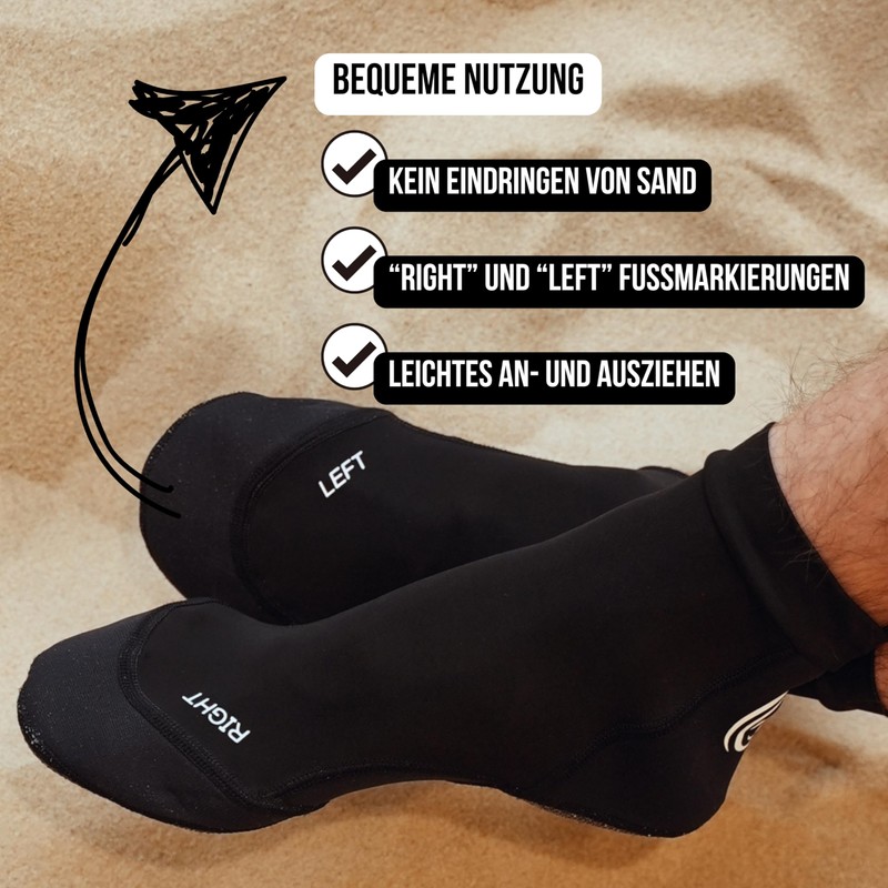 PLAVINS Beachsocks - Professional Design Beach Socks for Sports on
