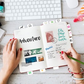 Sticky Index Tabs Page Marker Pop-up Page Flags Sticky Notes Tabs 1.6 x 1 Inch, White (400 Pieces)