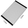 Ahyuan Roll up Dish Drying Rack Over The Sink Kitchen