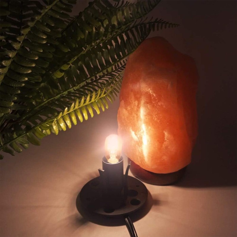Tiqian Himalayan Salt Lamp Cord - 25W Dimmable Halogen Replacement