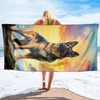 YISUMEI Microfibre Beach Towel XXL Beach Towel Lightweight Bath Towel