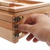 Wooden 3-Drawer Storage Box Easel,Adjustable Portable Tabletop Sketchbox Easel for