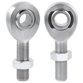 5/8” Heim Joints Rod End Kit,.625" Chromoly Heim Joints Panhard Rod End Kit for Steering,Suspension, Traction Bars, Right&Left Hand Thread Steering Joints with Jam Nuts - 1Set