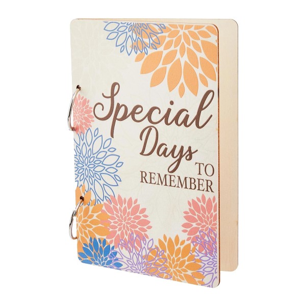 Superdant Special Days to Remember Greeting Card Holder Organizer Wooden