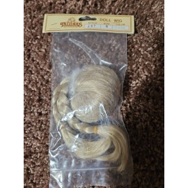 Tallinas Doll Wig Lt Blonde Braided Pigtails Style 287 Size 6” unused New!