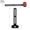 evermotor Universal Mini Motorcycle E4 Reflector Rear Narrow Red with