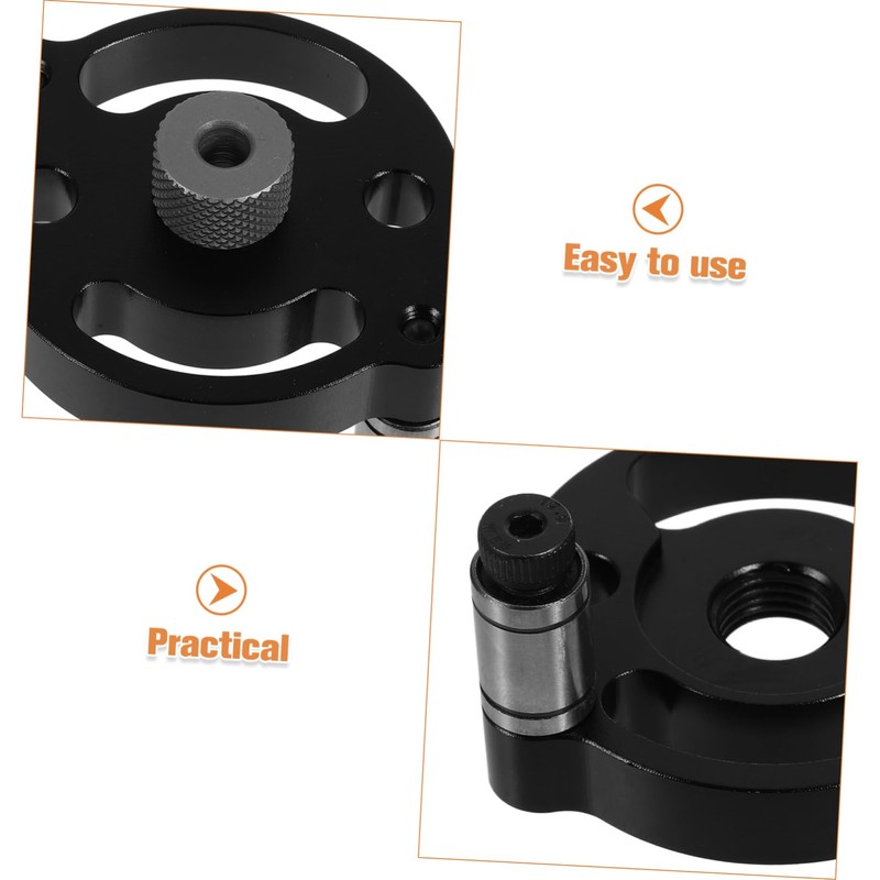 LALAFINA 1 Set Vertical Doweling Jig Guide for Woodworking Projects
