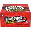Now & Later Soft Taffy Chews Candy, Strawberry, 0.93 Ounce
