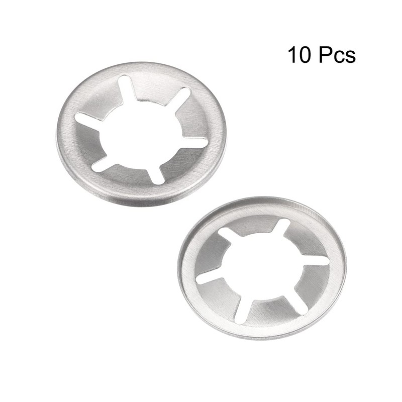 sourcing map M16 Washer 15.3mm I.D. 28mm O.D. Internal Tooth