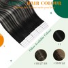 Easyouth 16Inch Tape in Human Hair Extensions Invisible Tape in