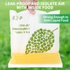WRAPOK 25 Pack 100% Compostable Gallon Bags Biodegradable Freezer Bags