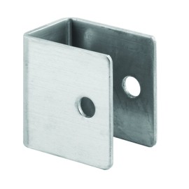 Sentry Supply 656-8205 U Bracket, for 1-1/4 inch Panels, Stainless Steel Construction (Stamped), Satin Finish, Installation Fasteners, (single pack), Silver