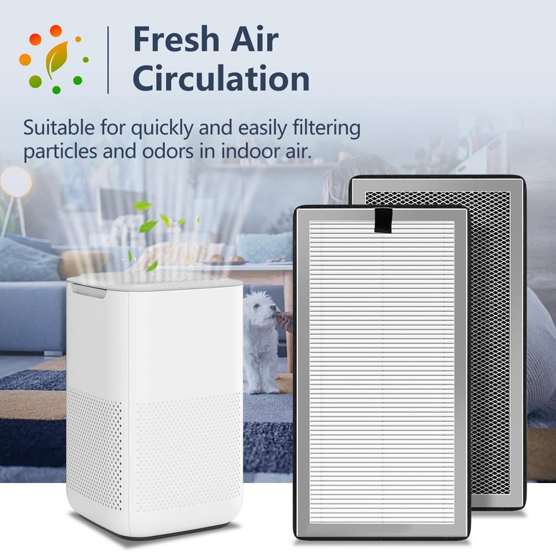 MA-15 Replacement Filter compatible with Air Puri-fier 15 Series, 3-in-1