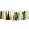 Shiny Tassel Garland Tissue Paper Tassel Banner,Table Decor,DIY Kits for