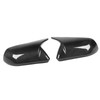 1 Pair Carbon Fiber Mirror Covers Ox Horn Style Car