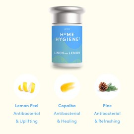 Aera Home Hygiene Linen and Lemon Home Fragrance Scent Refill - Notes of Lemon Peel, Copaiba and Pine - Works with The Aera Diffuser
