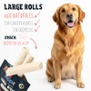 PUPP IT Rollos Grandes de Carnaza Premium, Snack Natural para
