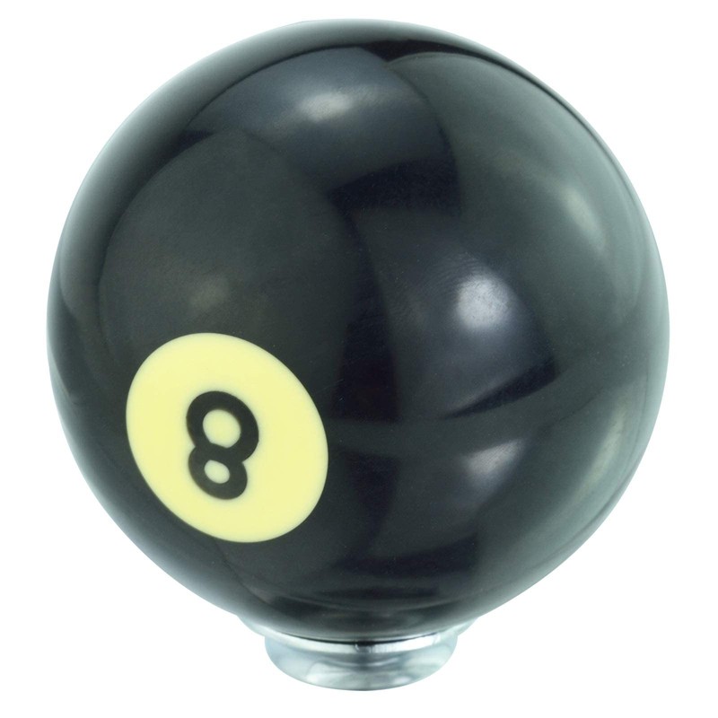 Lunsom Round Shift Knob, 8 Billiard Gear Shifter Lever Head