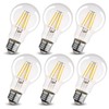 runquiz A19 Clear Led Bulbs, E26 Dimmable Edison Bulbs, 5000K