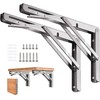 Folding Shelf Brackets 24 inch 2 Pcs - Heavy Duty