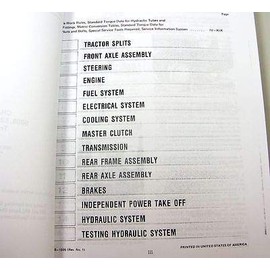 Set International 5088 5288 5488 Tractor Service Manuals Technical Repair Shop