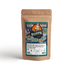 Ocean Air Whole Bean Coffee by Saltwinds Coffee Company (340g) | Dark Roast Coffee Beans 100% Arabica Low Acid Coffee Bean | Smooth & Full Body Freshly Roasted in the Maritimes