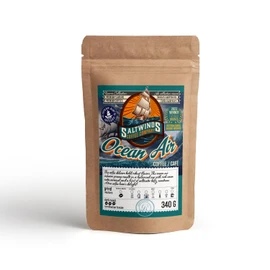 Ocean Air Whole Bean Coffee by Saltwinds Coffee Company (340g) | Dark Roast Coffee Beans 100% Arabica Low Acid Coffee Bean | Smooth & Full Body Freshly Roasted in the Maritimes
