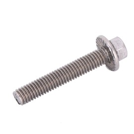 SS304 Flange Bolt, 10 Pieces M6 Stainless Steel Hex Flange Bolts Cap Screw Washer Head Screws Fastener, Hex Bolt with Flange Stainless Steel Screws (M6 x 35)