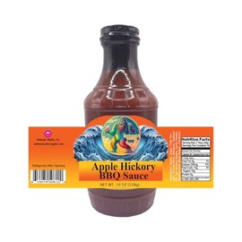 Beachsquatch Apple Hickory BBQ Sauce, 19 ouce jar