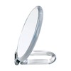 Danielle Creations 5.5-Inch Folding 2-Sided Hand Mirror, 10x Magnification, Acrylic