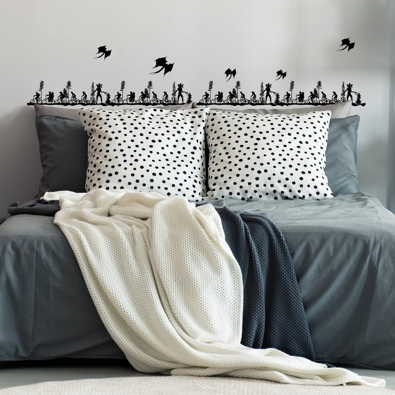 RoomMates RMK5144SCS Stranger Things Forest Scene Peel and Stick Wall