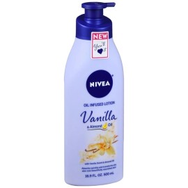 NIVEA Oil Infused Lotion Vanilla & Almond Oil 16.9 OZ
