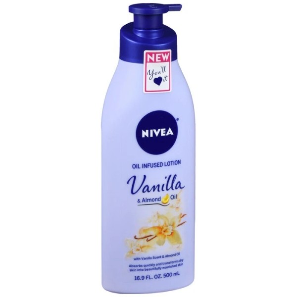 NIVEA Oil Infused Lotion Vanilla & Almond Oil 16.9 OZ