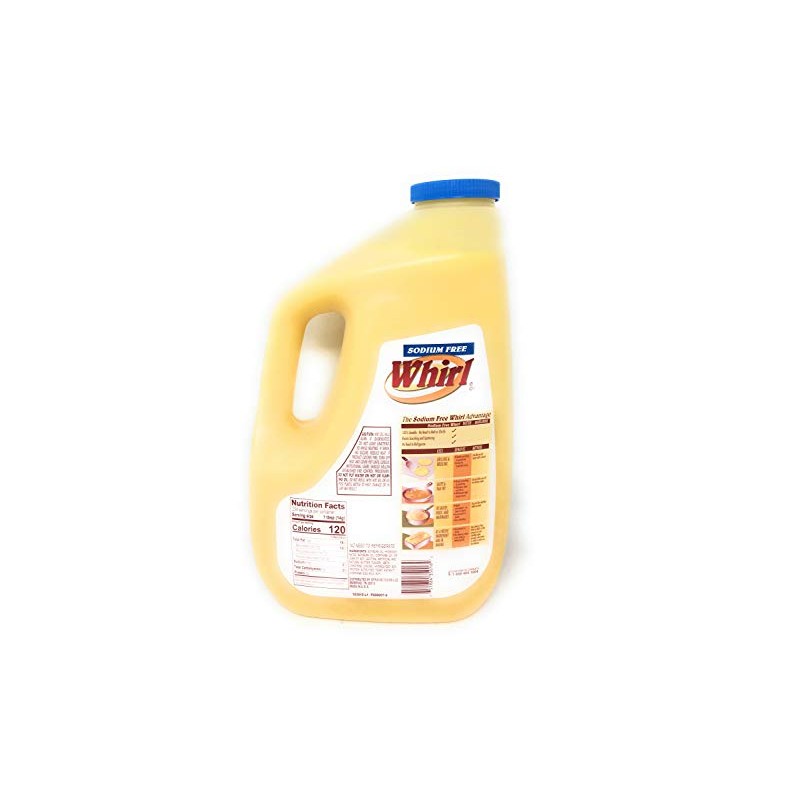Whirl Sodium Free Butter Flavor Vegetable Oil, 1 Gallon
