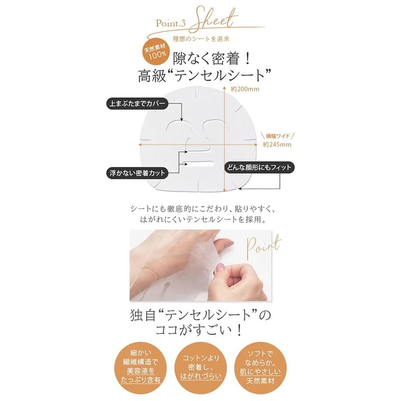 7 Beauty Masks (Moisturizing), Pack of 7