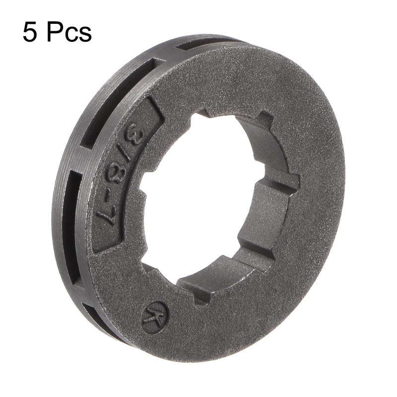 sourcing map 5 Pcs Sprocket Rim 3/8-7 19mm Standard for