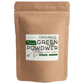 Grace of Nature 有機 ケール＆大麦若葉 パウダー 国産 九州産 オーガニック 粉末 有機JAS認証 100g