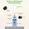 Koblenz Mix&Shake Blender, 20 oz Portable Blender, 600W Motor, Pulse,