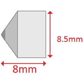 CEC Industries #6411 Bulbs, 12 V, 10 W, SV8.5-8 Base, T-3.25 shape (Box of 10)