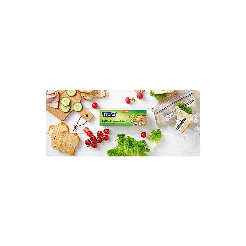 Bacofoil 25 Safeloc Sandwich Bags Small 1 litre