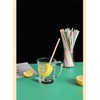 qiqee Iridescent Paper Straws 150pcs for Drinking Disposable Sraws Disposable