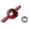 yukata 1 Set DN20 Ball Valve Handle with Nuts, 5